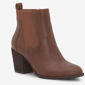 Bofrida Lucky Brand leather upper booties boots